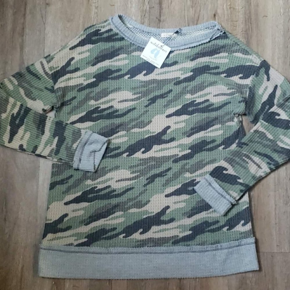 Dusty Camo Waffleknit